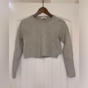 Aritzia Babaton cropped rib top